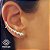 Brinco Ear Cuff Esferas Prata 925 - Imagem 1