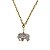 Kit Cordão Ouro 18k + Pingente Elefante Ouro 18k - Imagem 2