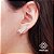 Brinco Ear Cuff Prata 925 Zircônia - Imagem 1