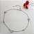 Pulseira Flores Prata 925 Zircônia - Imagem 5