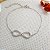 Pulseira Infinito Prata 925 Zircônia - Imagem 5