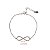 Pulseira Infinito Prata 925 Zircônia - Imagem 3