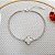 Pulseira Trevo Quatro Folhas Prata 925 Zircônia - cod27695 - Imagem 6
