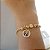 Pulseira Berloques Ouro 18k Zircônias - Imagem 2