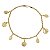 Kit Pulseira Ouro 18k + Pingentes Medalhas Ouro 18k - Imagem 2