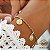 Kit Pulseira Ouro 18k + Pingentes Medalhas Ouro 18k - Imagem 1