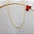 Cordão Bismark Feminino Ouro 18k - 45cm - Imagem 5
