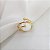 Anel Espiral Ouro 18k - Diamante Cultivado 9pts - Imagem 10