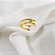 Anel Espiral Ouro 18k e Moissanite - Imagem 2