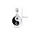 Pingente Berloque Yin e Yang Prata 925 - Imagem 3