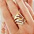 Anel Duality Ouro 18k - Imagem 1