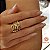 Anel Duality Ouro 18k - Imagem 1