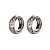 Brinco Argola Ouro Branco 18k - Imagem 1