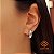 Brinco Argola Ouro Branco 18k - Imagem 1