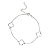 Pulseira Trevo Quatro Folhas Prata 925 - Imagem 1