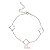 Pulseira Trevo Quatro Folhas Prata 925 - Imagem 3