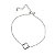 Pulseira Trevo Quatro Folhas Prata 925 - Imagem 1