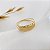 Anel Estamparia Ouro 18k - Imagem 5