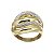 Anel Ouro 18k Zircônias - Imagem 1