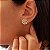 Brinco Chuveiro Flor Ouro 18k Zircônia - Imagem 1