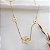 Gargantilha Flor Ouro 18k Zircônia - Imagem 9