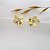 Brinco Flor Ouro 18k Zircônia - Imagem 7