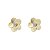 Brinco Flor Ouro 18k Zircônia - Imagem 2