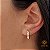 Brinco Argola Bold Ouro 18k - Imagem 1