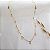 Gargantilha Gotas Ouro 18k - 60cm - Imagem 7