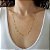 Gargantilha Gotas Ouro 18k - 70cm - Imagem 6