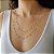 Gargantilha Gotas Ouro 18k - 70cm - Imagem 8