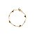 Pulseira Corações Infanto-Juvenil Ouro 18k - Imagem 1