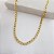 Cordão Groumet Oco Ouro 18k - 60cm - Imagem 7