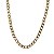 Cordão Groumet Oco Ouro 18k - 60cm - Imagem 1