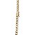 Cordão Groumet Oco Ouro 18k - 60cm - Imagem 8