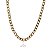 Cordão Groumet Oco Ouro 18k - 60cm - Imagem 3