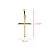 Pingente Cruz Palito Ouro 18k - Imagem 3