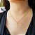 Pingente Menina Ouro 18k - Imagem 1