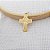 Pingente Face de Cristo Cruz Ouro 18k - Imagem 3