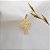 Pingente Face de Cristo Cruz Ouro 18k - Imagem 6