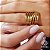 Anel Anime Asas Ouro 18k - Imagem 1