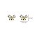 Brinco Infantil Borboleta Ouro 18k - Imagem 3