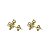 Brinco Infantil Borboleta Ouro 18k - Imagem 6
