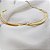 Gargantilha Choker Ondas Ouro 18k - Imagem 5