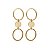Brinco Elos Ouro 18k - Imagem 2