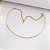 Gargantilha Choker Ondas Ouro 18k - Imagem 5