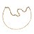 Gargantilha Choker Ondas Ouro 18k - Imagem 1