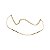 Gargantilha Choker Ondas Ouro 18k - Imagem 6