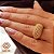 Anel Ouro 18k Diamante Cultivado - Imagem 1
