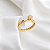 Anel Chuveiro Ouro 18k Moissanite - Imagem 2
